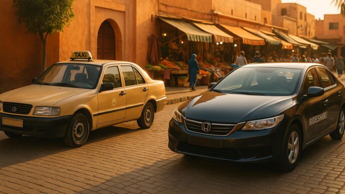 Ride-Sharing vs Taxis in Marrakesh: Cost Comparison